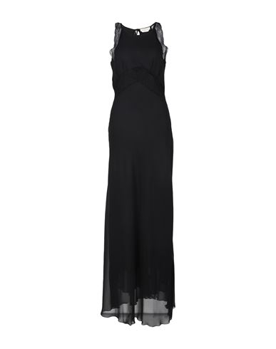Anna Molinari Woman Maxi Dress Black Size 2 Polyester, Polyamide
