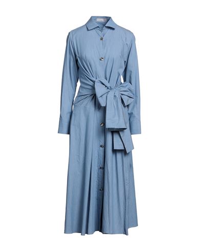 Palmer Harding Palmer//harding Woman Maxi Dress Pastel Blue Size 4 Cotton
