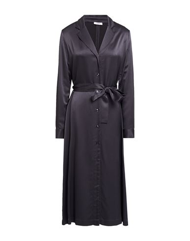 Peserico Woman Midi Dress Midnight Blue Size 6 Viscose, Wool In Blue