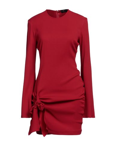 Blumarine Woman Mini Dress Red Size 8 Acetate, Viscose, Elastane