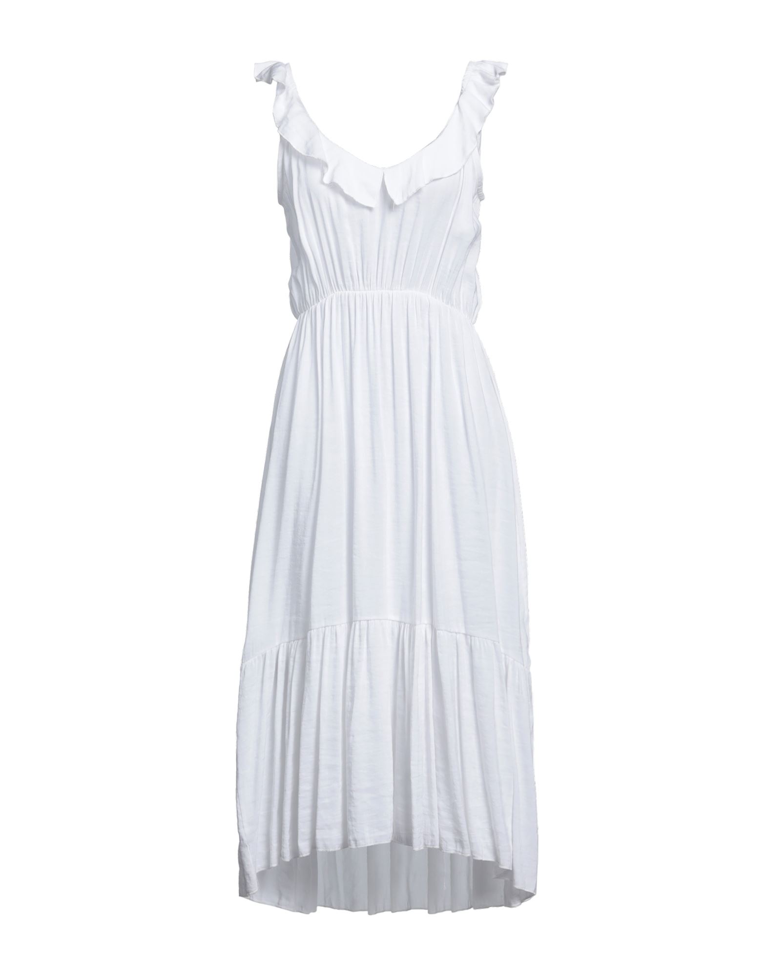 Mdm Mademoiselle Du Monde Midi Dresses In White