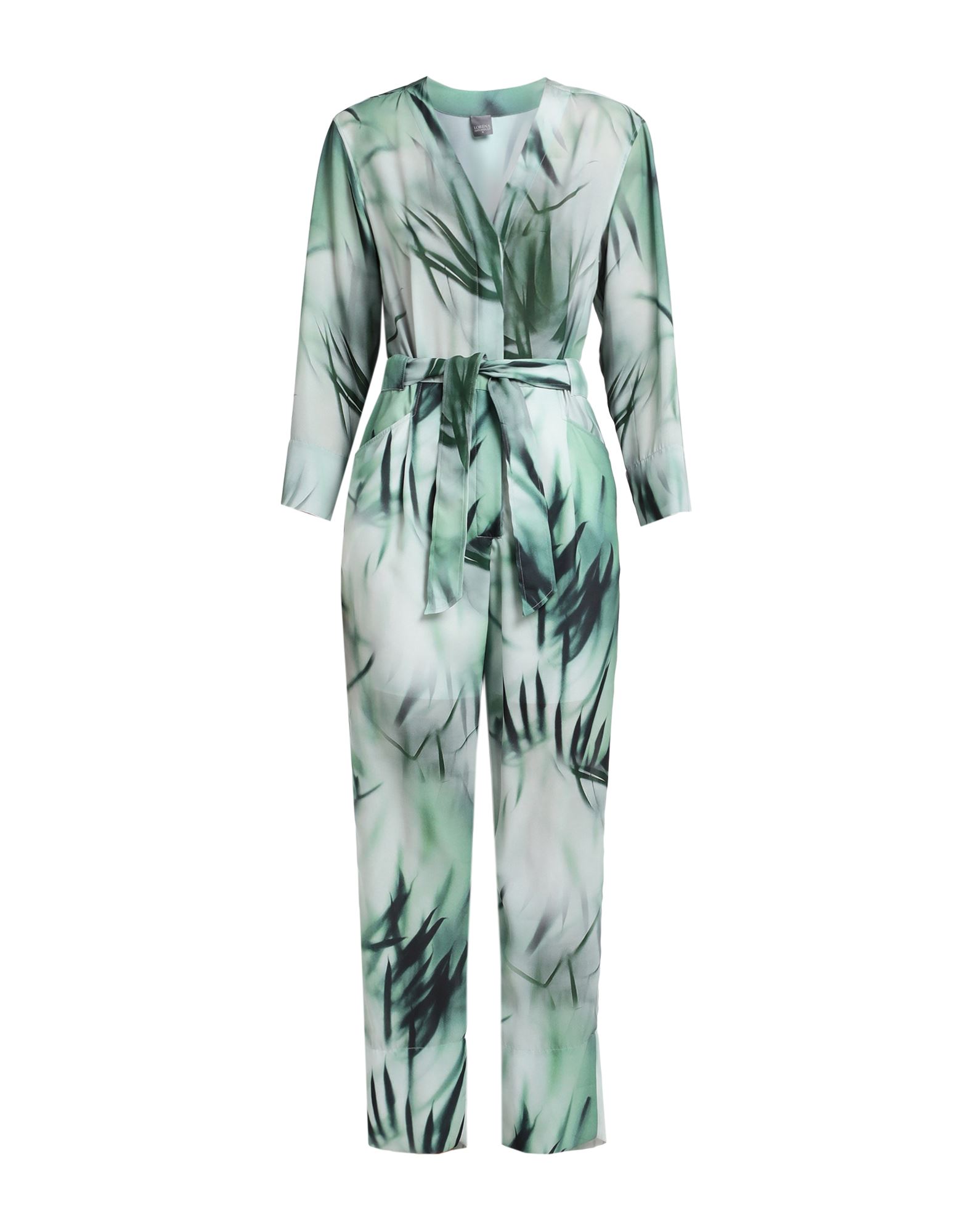 LORENA ANTONIAZZI LORENA ANTONIAZZI WOMAN JUMPSUIT GREEN SIZE 8 POLYESTER