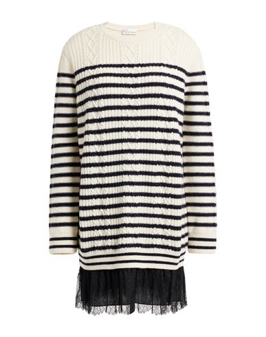 Red Valentino Woman Mini Dress Ivory Size S Virgin Wool