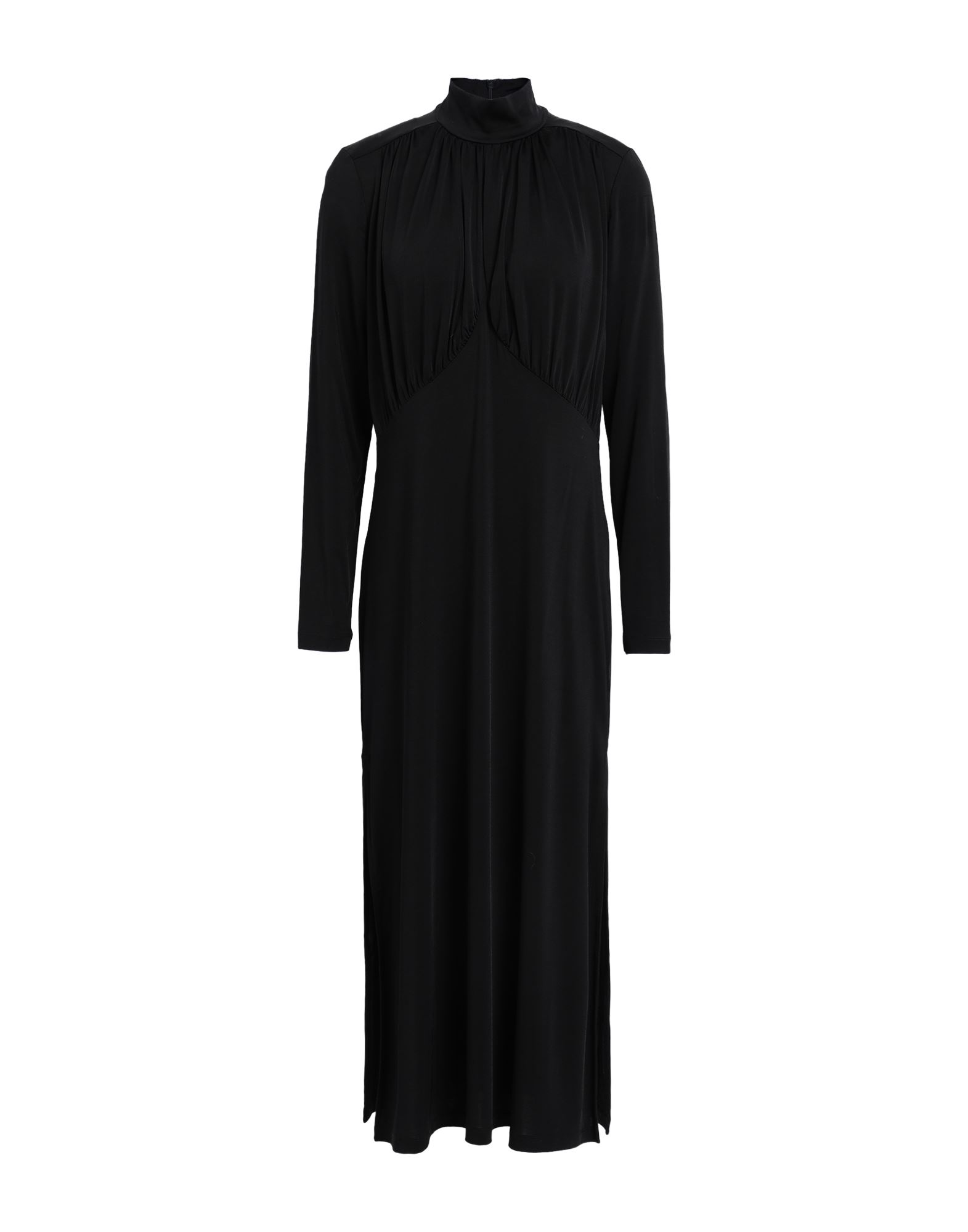 Other Stories &  Woman Midi Dress Black Size S Viscose, Elastane