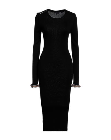 Midi-Kleid Damen Schwarz L,M,S,XS Damen