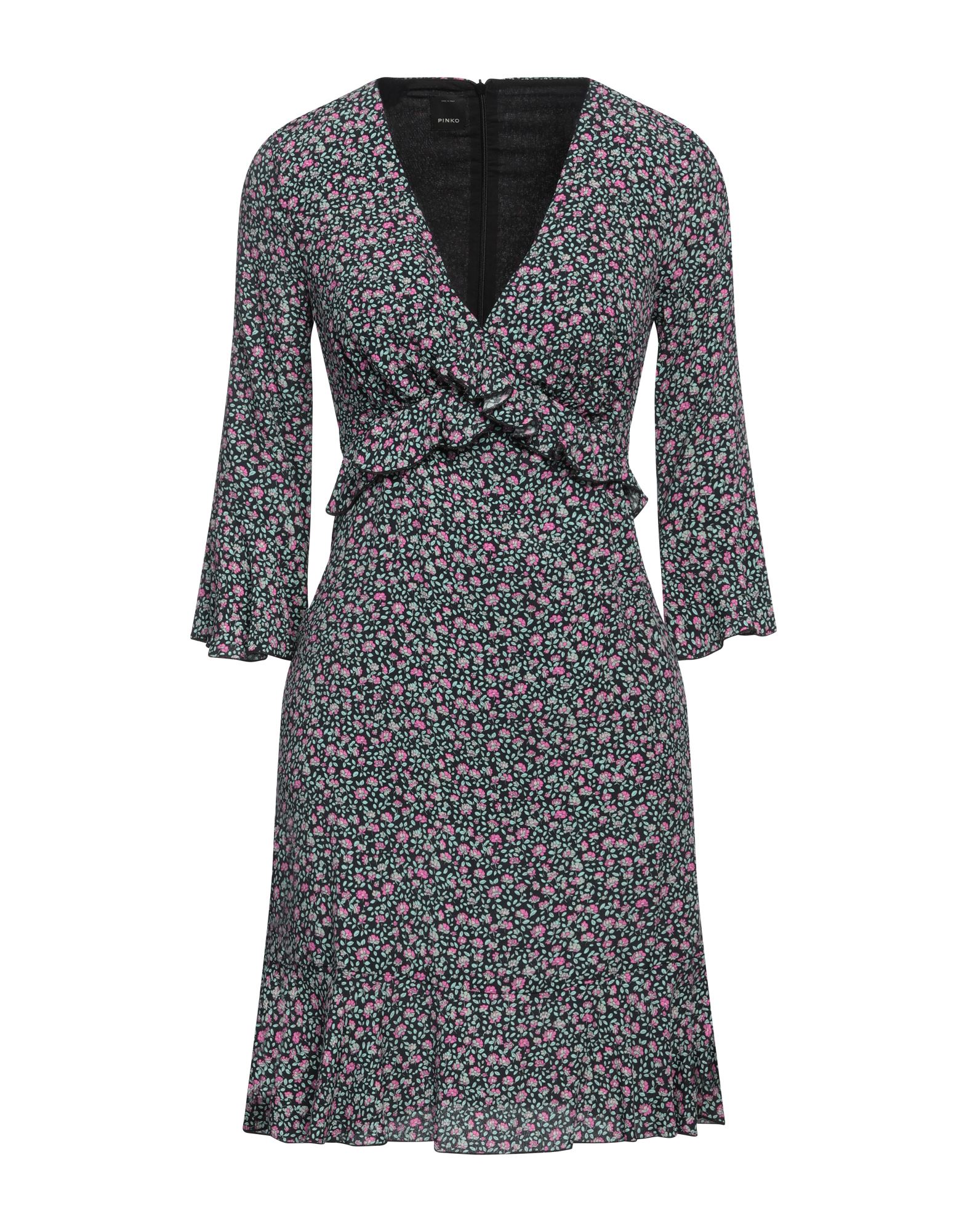 Pinko Short Dresses In Black