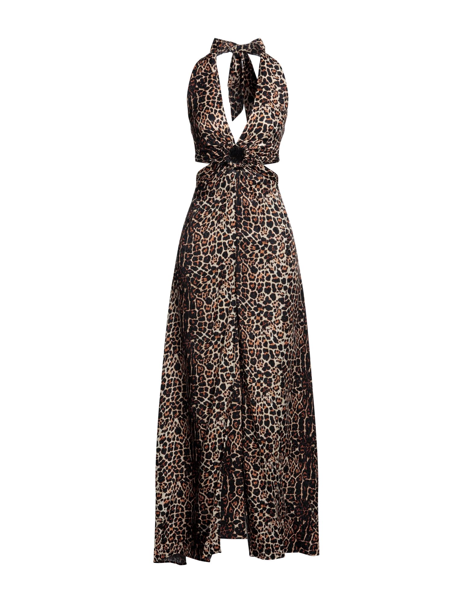 Anjuna Long Dresses In Brown