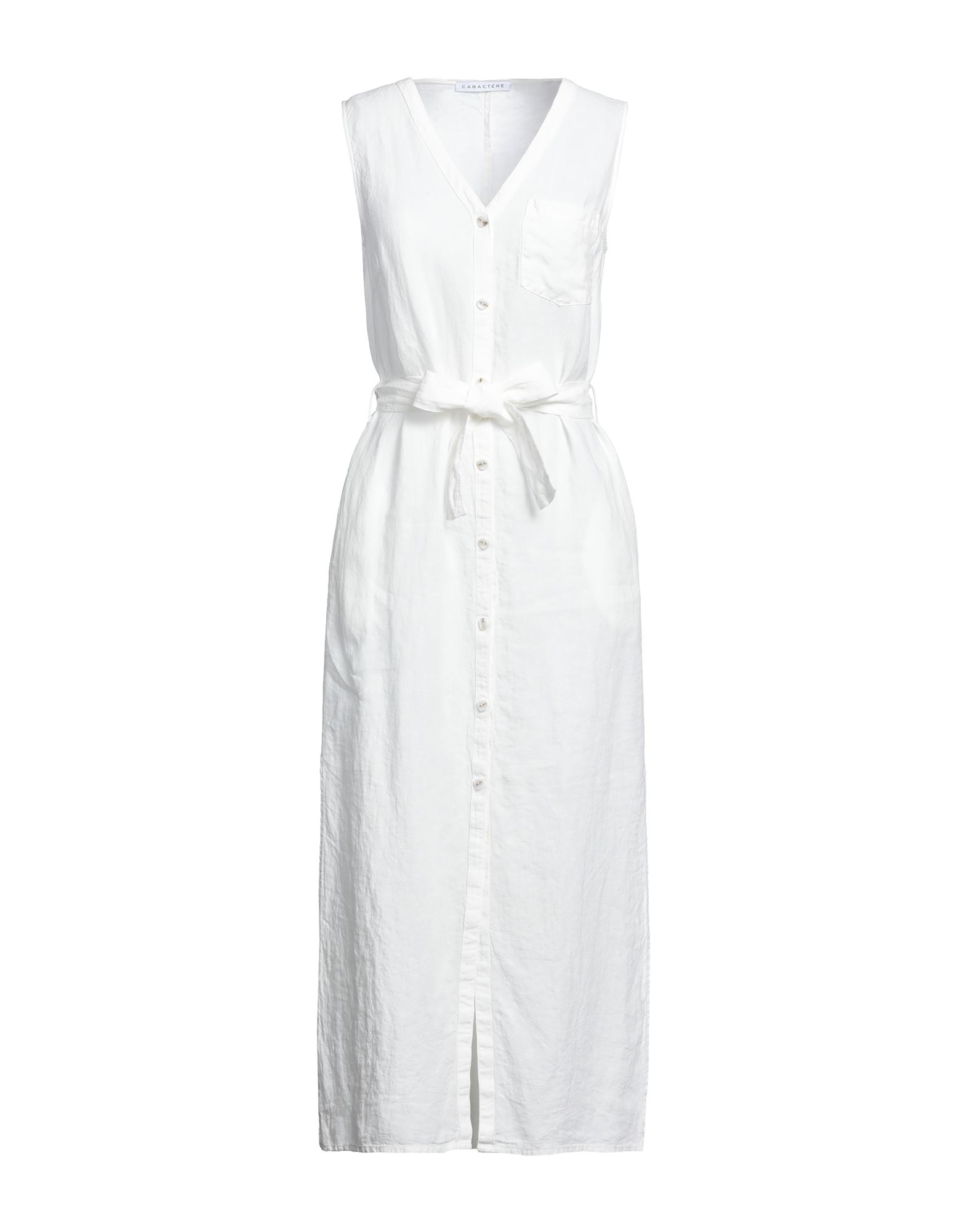 Caractere Midi Dresses In White