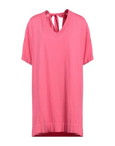P.a.r.o.s.h P. A.r. O.s. H. Woman Short Dress Fuchsia Size M Cotton In Pink