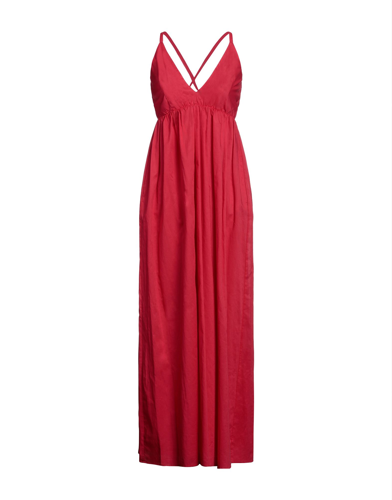 Kaos Jeans Long Dresses In Red
