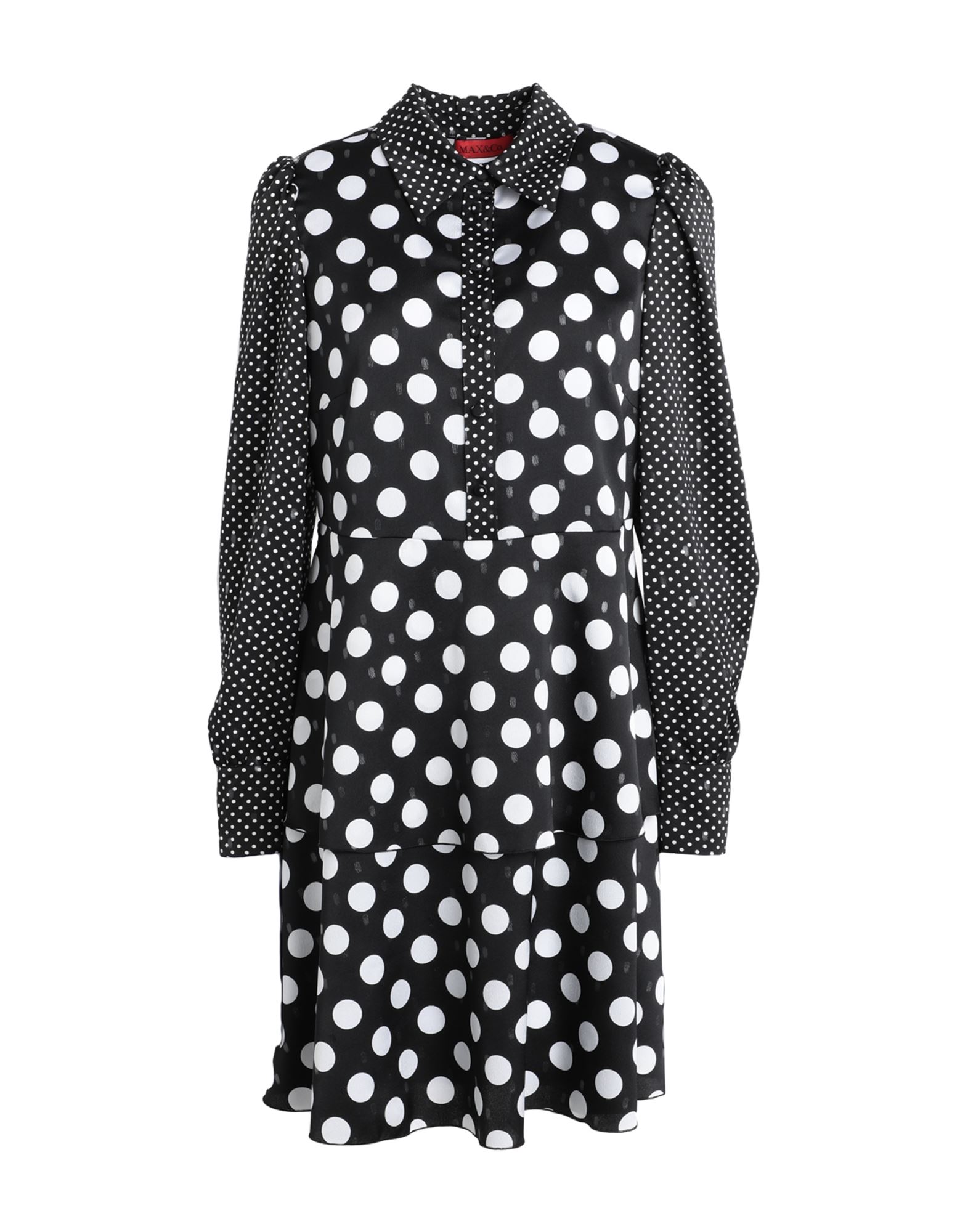 Max & Co . Woman Mini Dress Black Size 8 Polyester