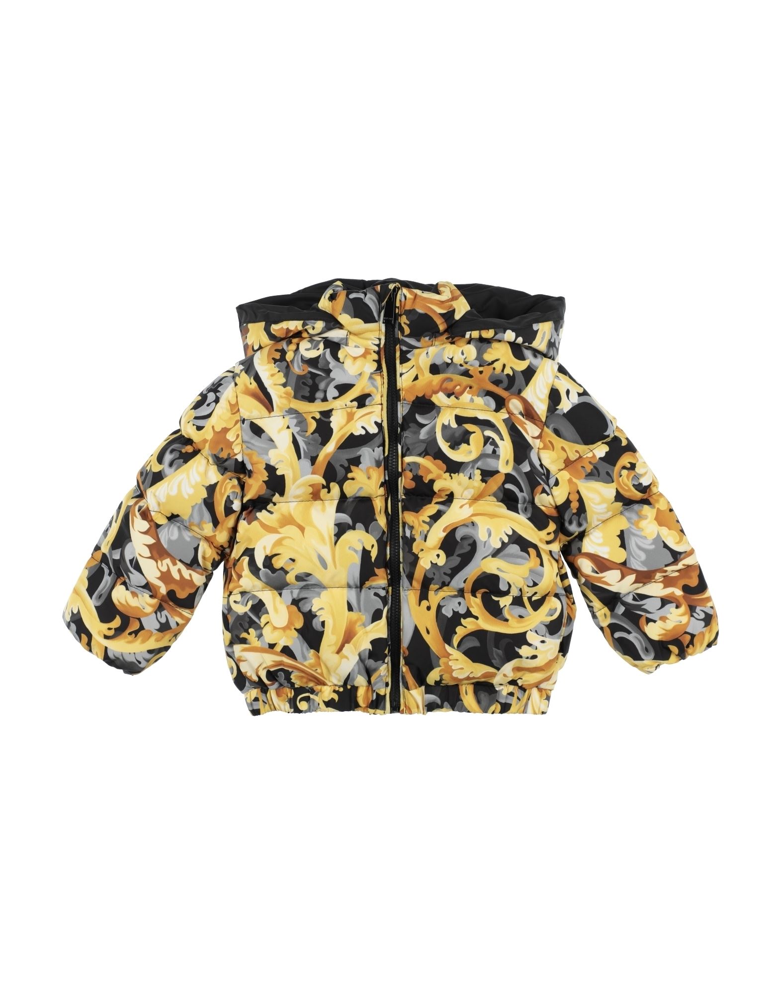 Versace Young Kids'  Down Jackets In Yellow