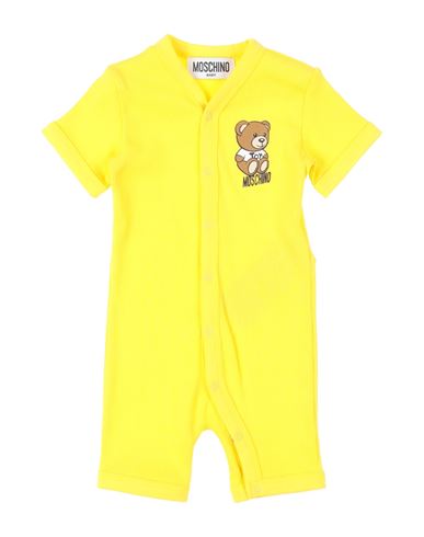 Moschino Baby Newborn Baby Jumpsuits Yellow Size 1 Cotton