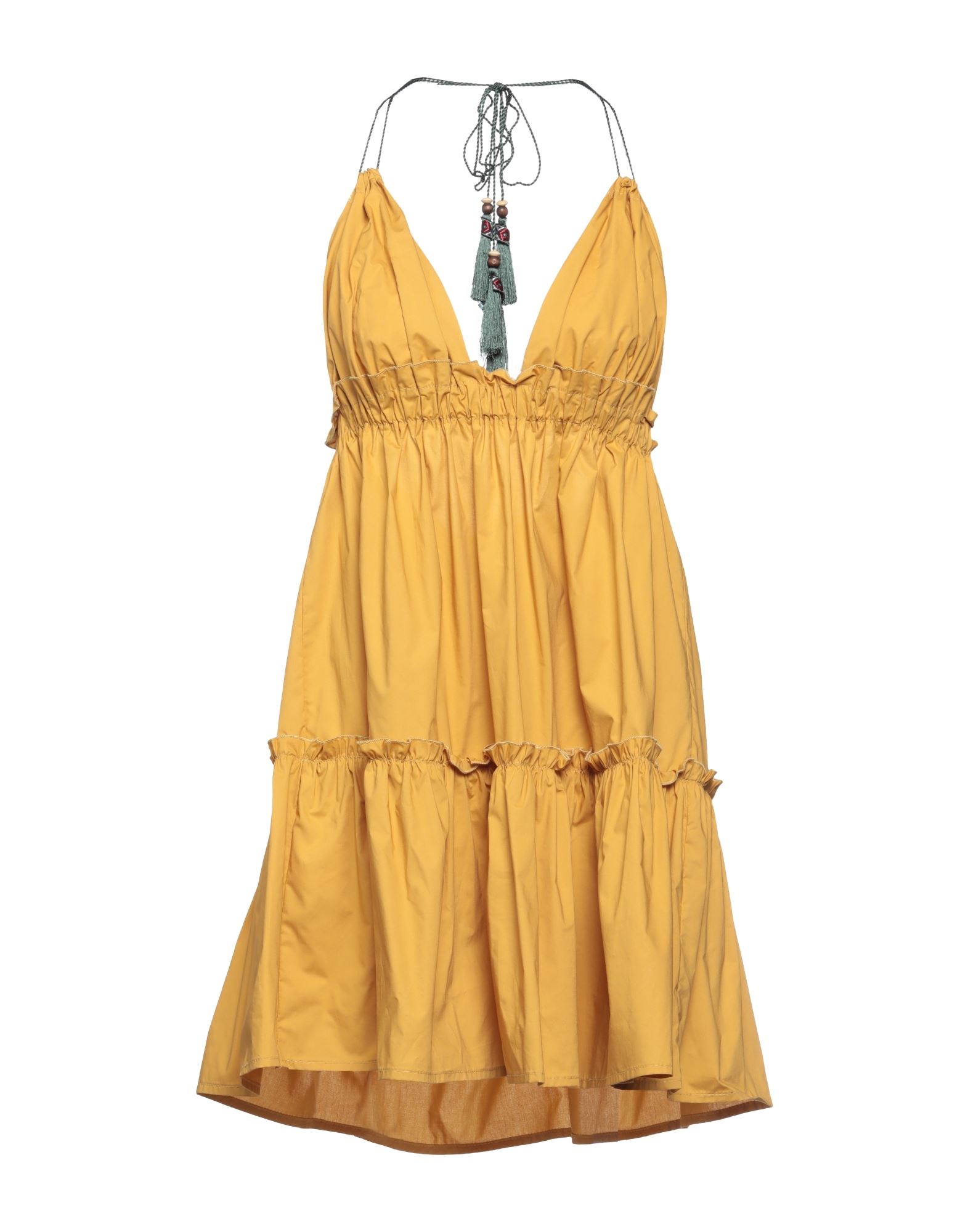 Akep Short Dresses In Yellow