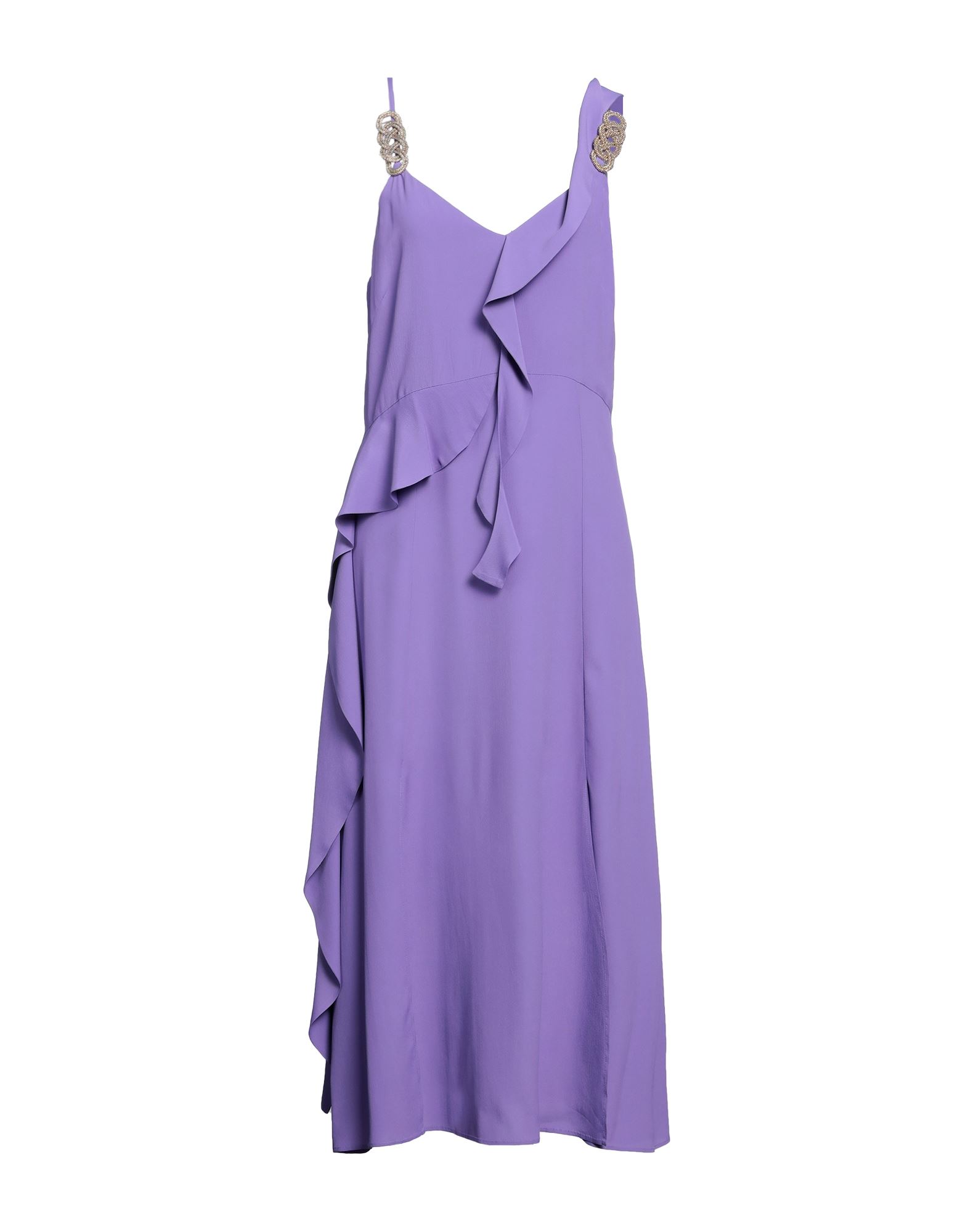 Space Simona Corsellini Midi Dresses In Purple