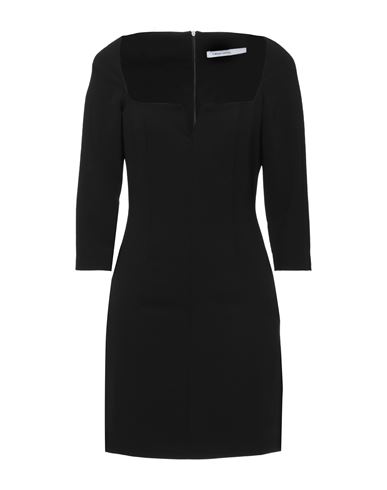 Simona Corsellini Woman Mini Dress Black Size 4 Polyester, Elastane