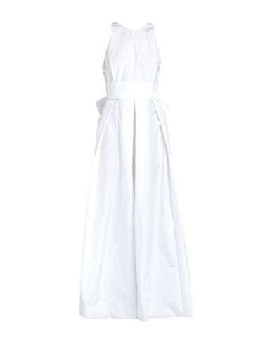 Carla G. Woman Long Dress White Size 2 Polyester