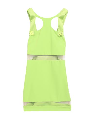 Les Bourdelles Des Garçons Woman Mini Dress Acid Green Size 10 Polyester, Elastane