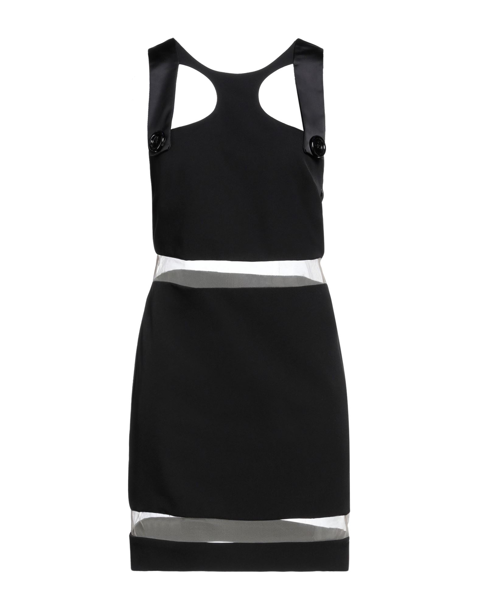 Les Bourdelles Des Garçons Woman Mini Dress Black Size 4 Polyester, Elastane