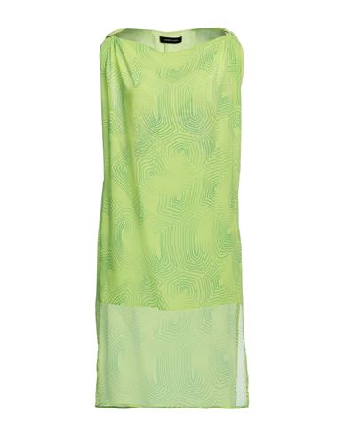 Les Bourdelles Des Garçons Woman Mini Dress Acid Green Size 10 Polyester