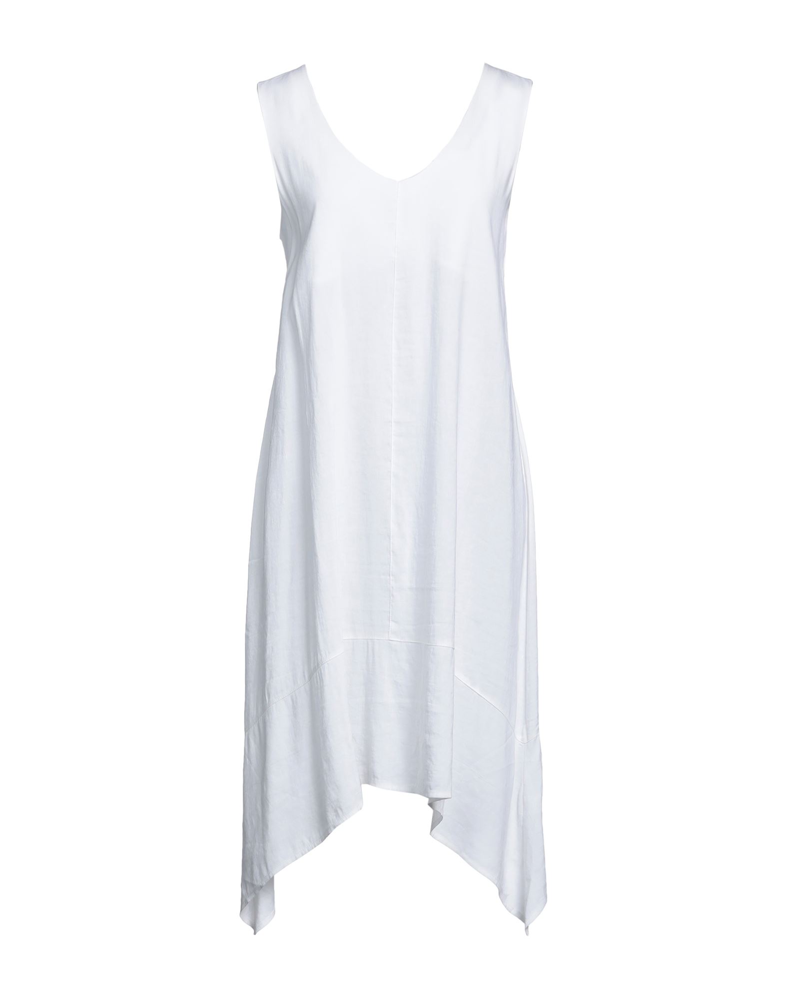 Pepita Midi Dresses In White