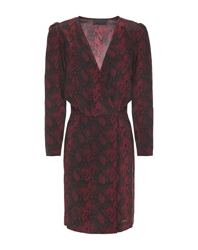 Nili Lotan Woman Midi Dress Burgundy Size 0 Silk In Red