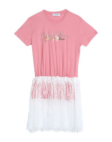 Odi Et Amo Woman Short Dress Pink Size Xl Cotton