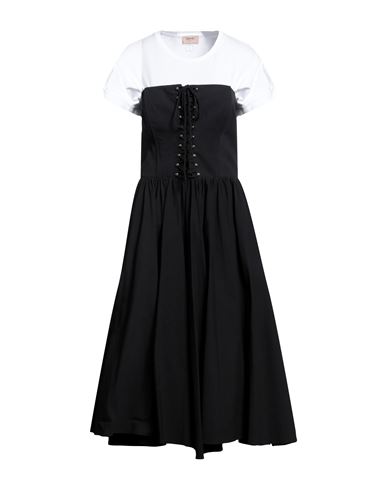 Vestido midi Mujer Negro 40,44 Mujer