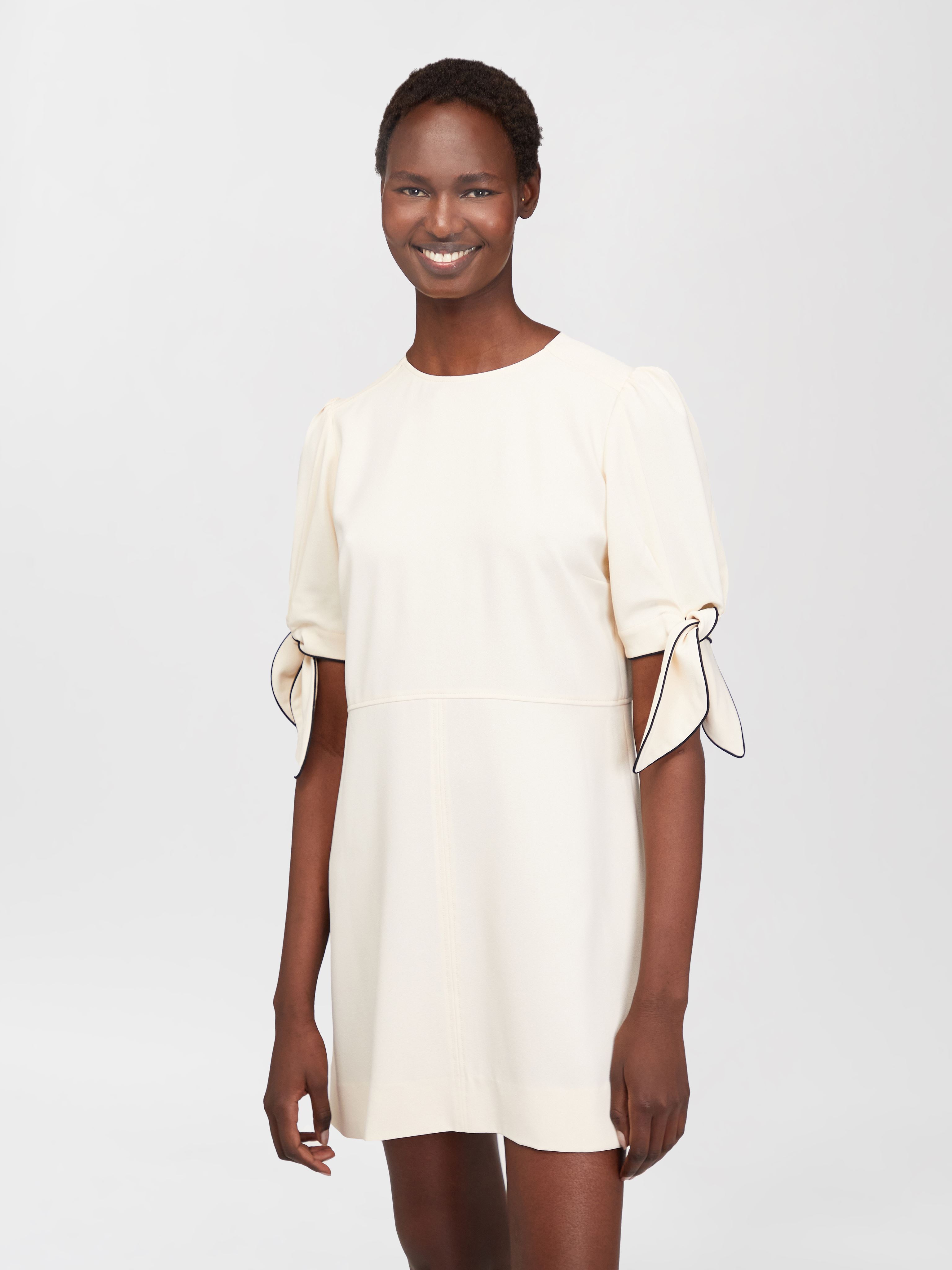 See By Chloé City Mini Dress White Size 8 100% Polyester In White