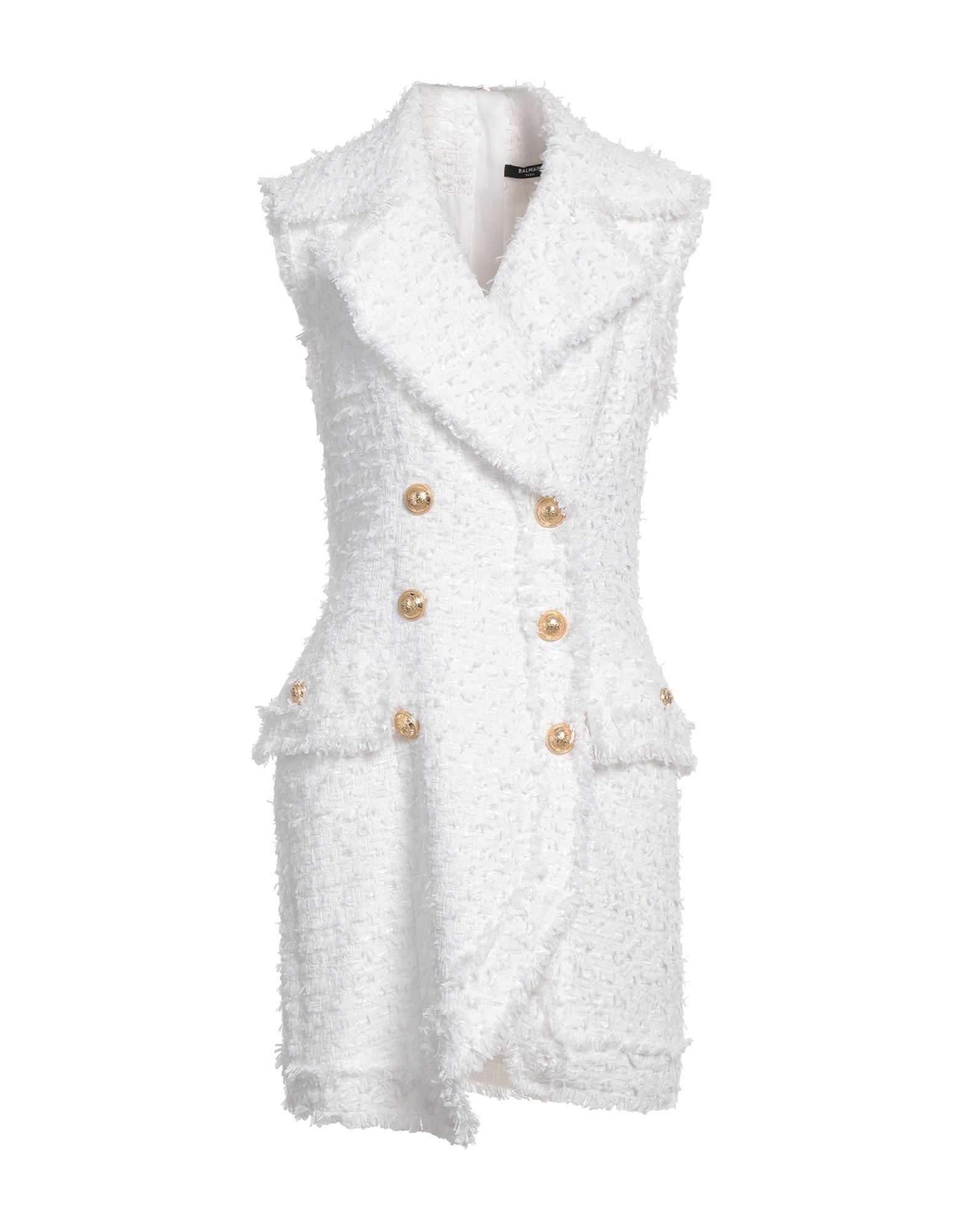 Balmain Short Dresses In White
