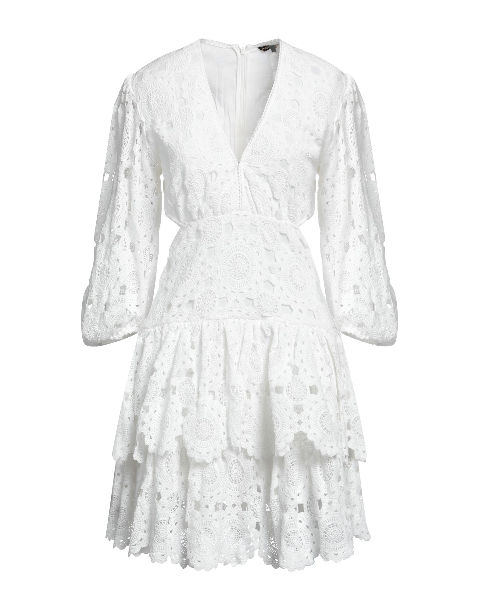 Maje Short Dresses In White | ModeSens