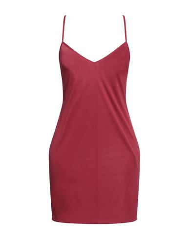 Aniye By Woman Short Dress Garnet Size 8 Polyester In Red
