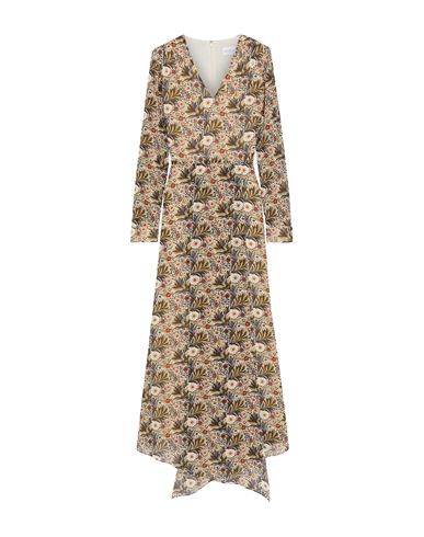 Mikael Aghal Woman Long Dress Beige Size 6 Polyester