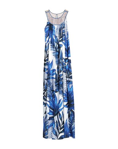 Gai Mattiolo Woman Long Dress Blue Size 6 Polyester