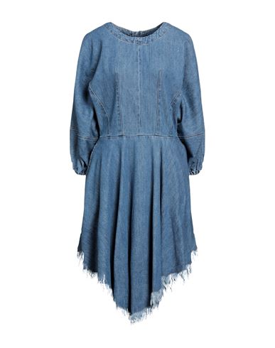 Actitude By Twinset Woman Denim Outerwear Blue Size Xxs Cotton