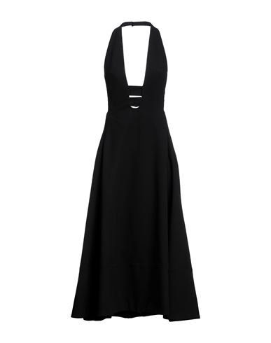 Saint Laurent Woman Midi Dress Black Size 4 Wool