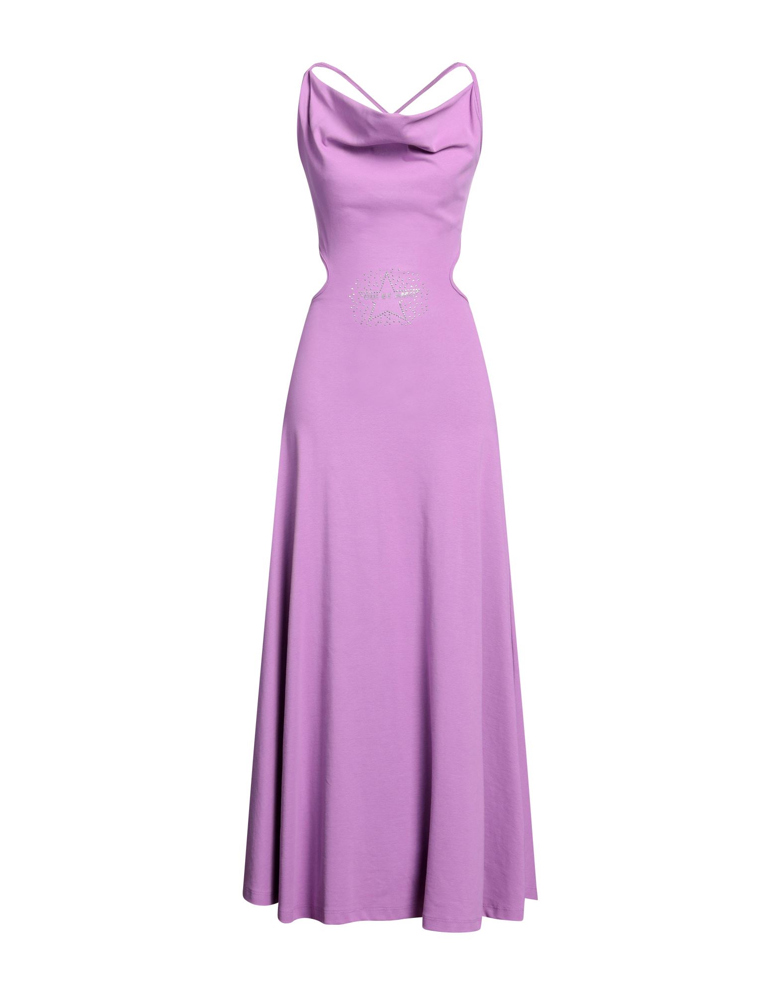 Odi Et Amo Woman Long Dress Light Purple Size 8 Cotton