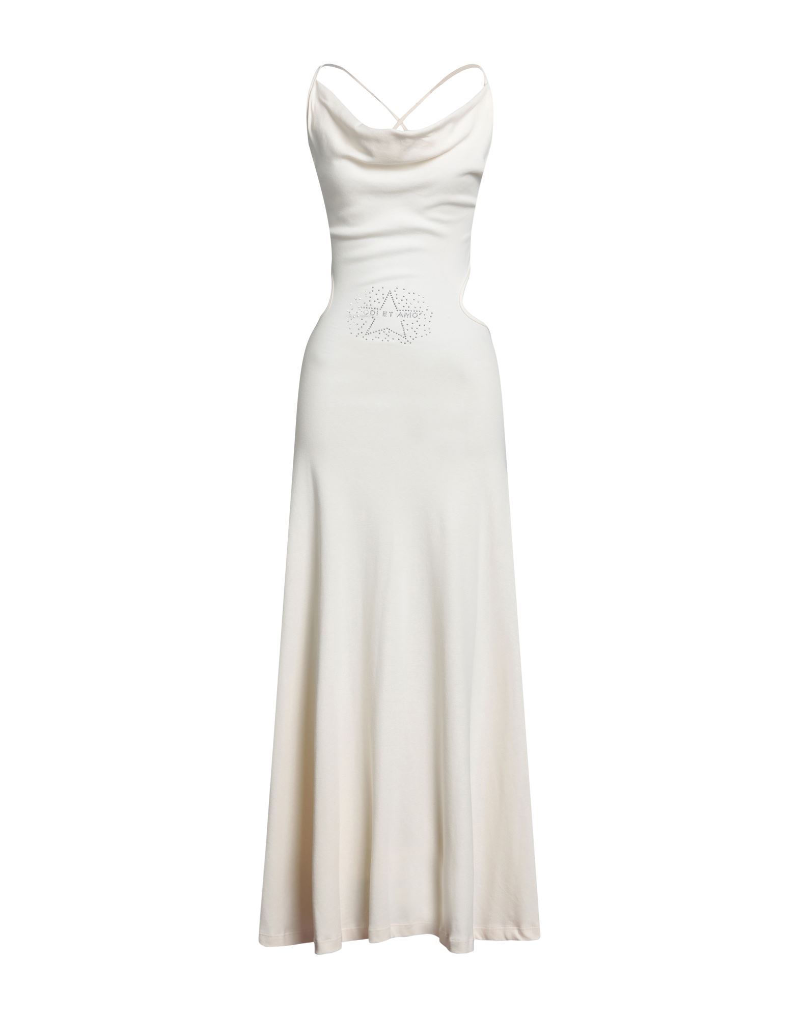 Shop Odi Et Amo Woman Maxi Dress Cream Size 8 Cotton In White