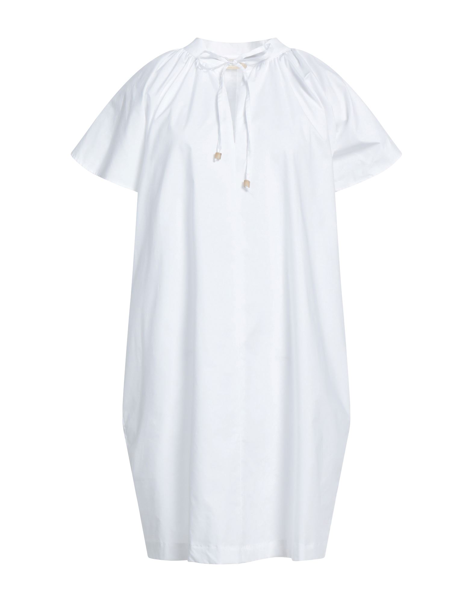 Momoní Woman Mini Dress White Size 8 Cotton