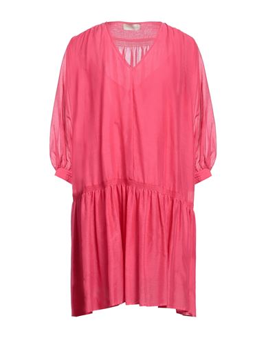 Momoní Woman Mini Dress Fuchsia Size 4 Viscose In Pink