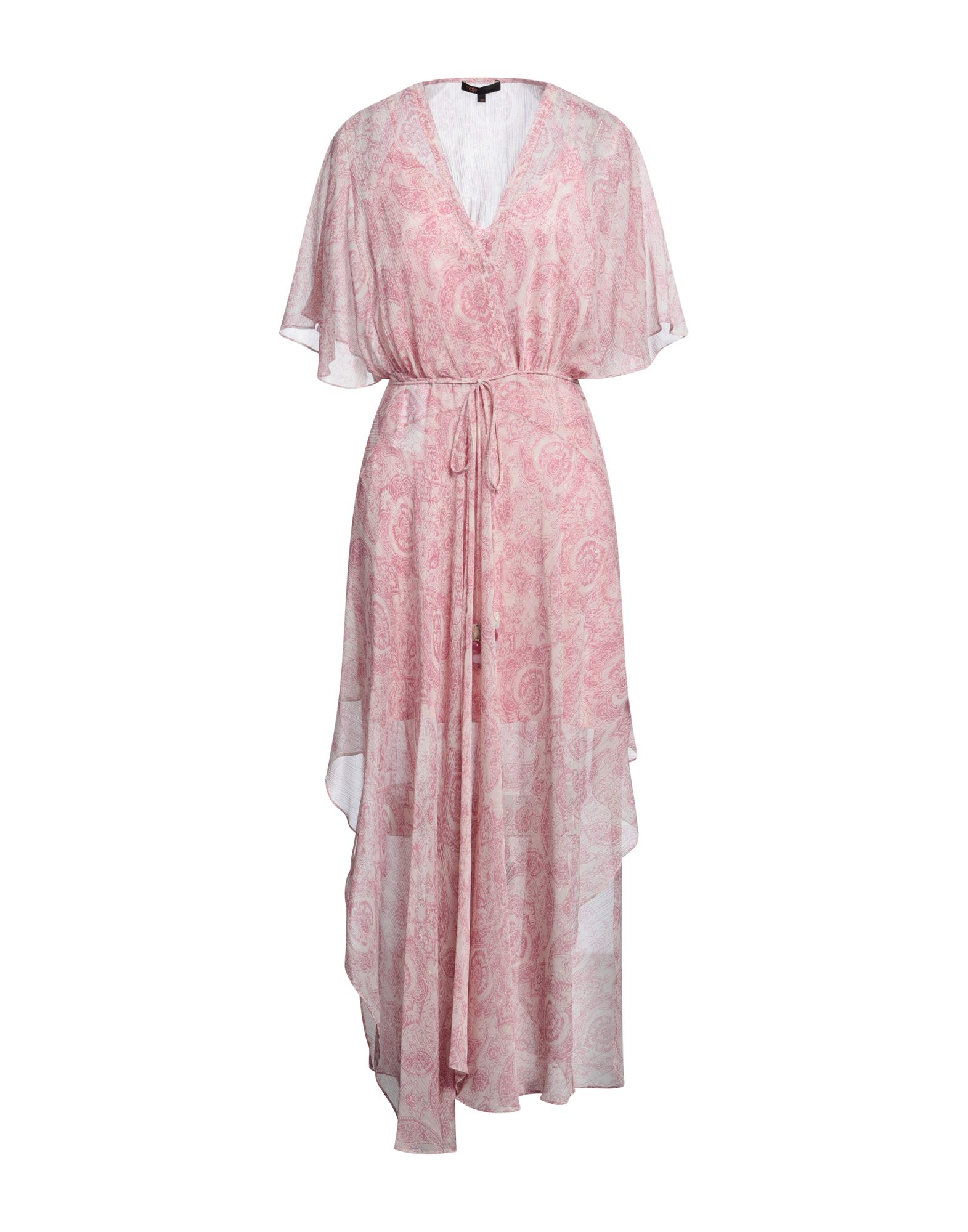 Maje Long Dresses In Pink