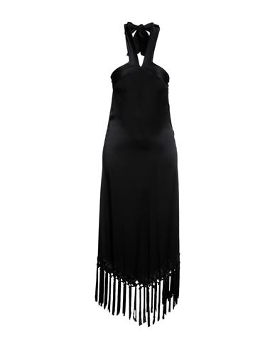 Fisico Woman Maxi Dress Black Size M Acetate, Silk