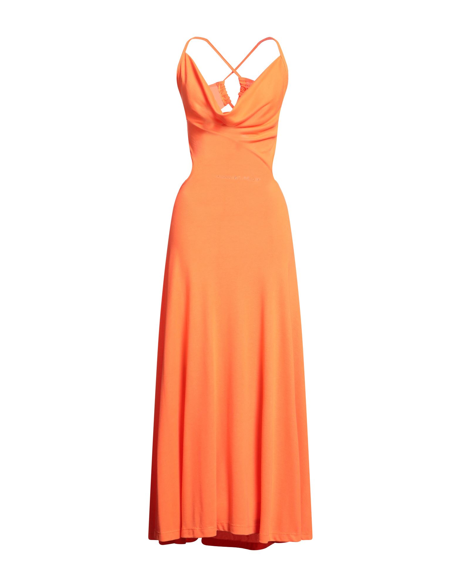 Shop Odi Et Amo Woman Maxi Dress Orange Size 4 Cotton