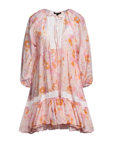 Woman Mini dress Lilac Size 4 Cotton