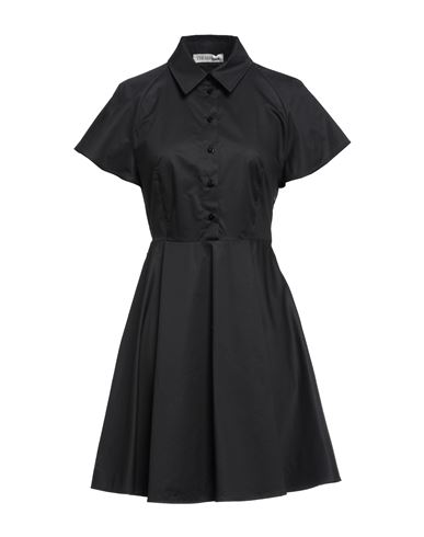 Trussardi Woman Mini Dress Black Size 8 Cotton, Elastane