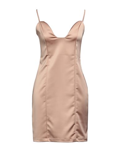 Dixie Woman Mini Dress Blush Size M Polyester, Elastane In Pink