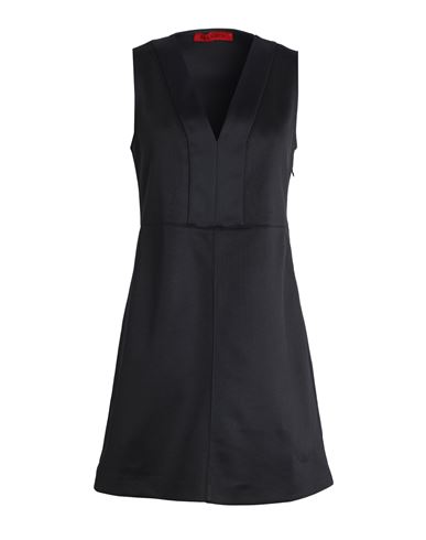 Max & Co . Woman Mini Dress Black Size M Polyester, Cotton