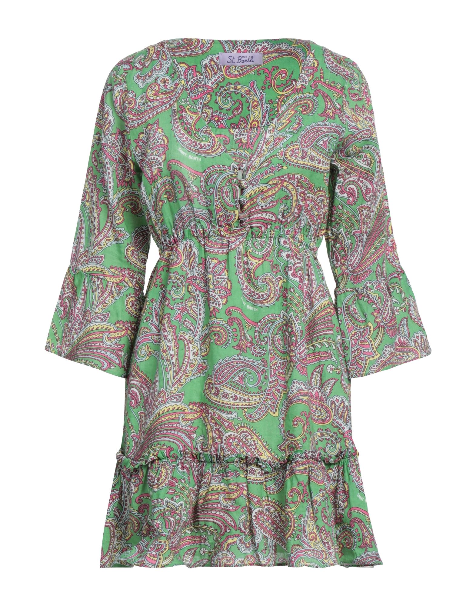 Mc2 Saint Barth Short Dresses In Green