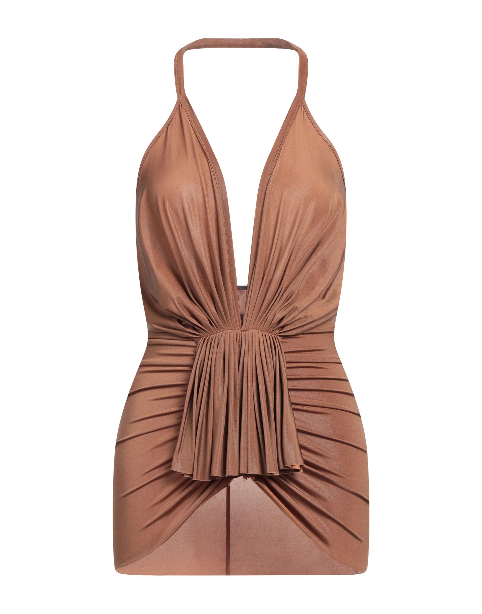 Rick Owens Lilies Tops In Brown