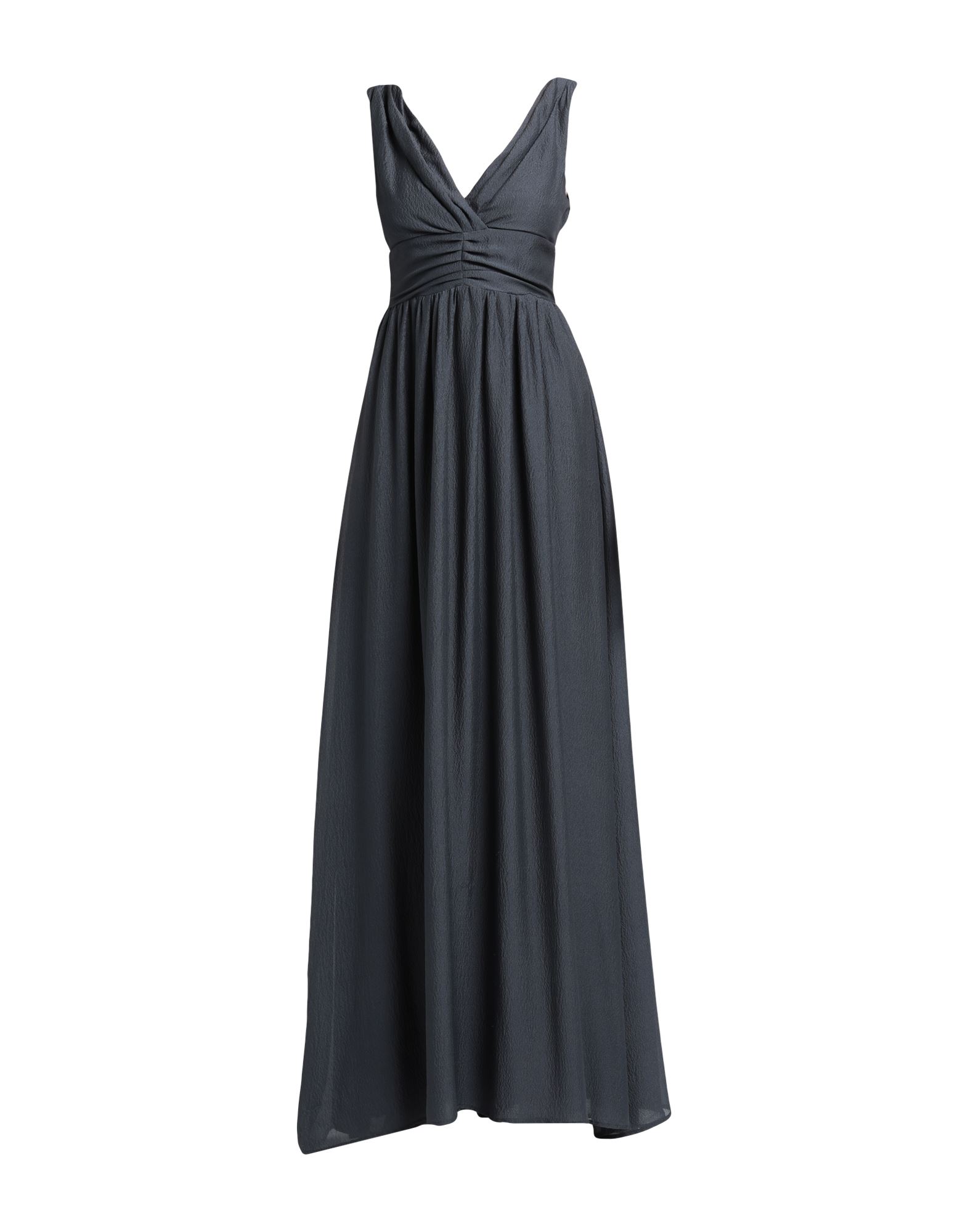 Momoní Woman Maxi Dress Lead Size 4 Silk In Grey